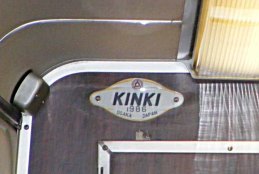 Kinki plate on a Boston Green Line Trolley